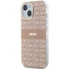 DKNY DKHMP15MHRHSEP iPhone 15 Plus /14 Plus 6.7 różowy/pink hardcase IML Mono & Stripe MagSafe
